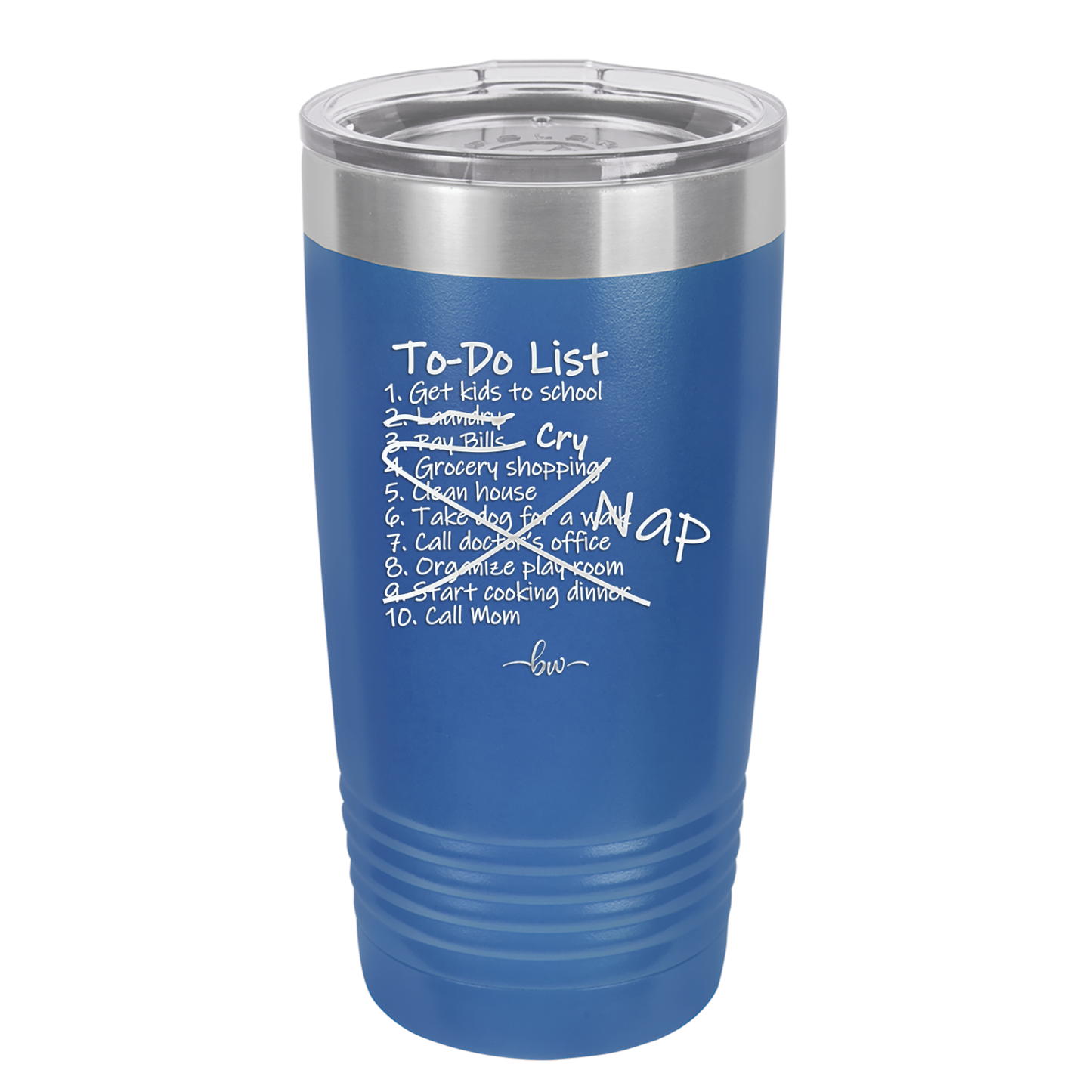 To Do List - Laser Engraved Stainless Steel Drinkware - 2329 -