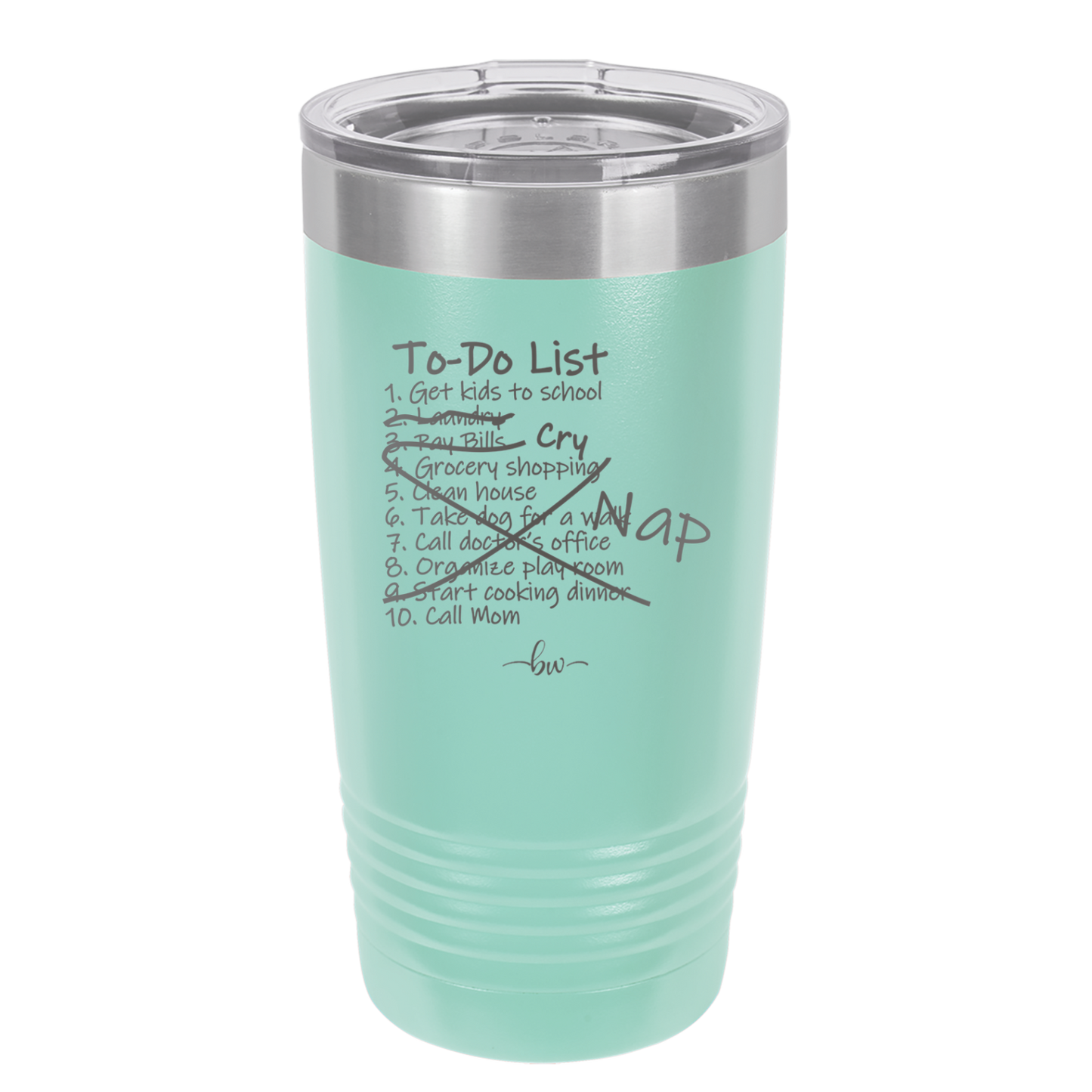 To Do List - Laser Engraved Stainless Steel Drinkware - 2329 -