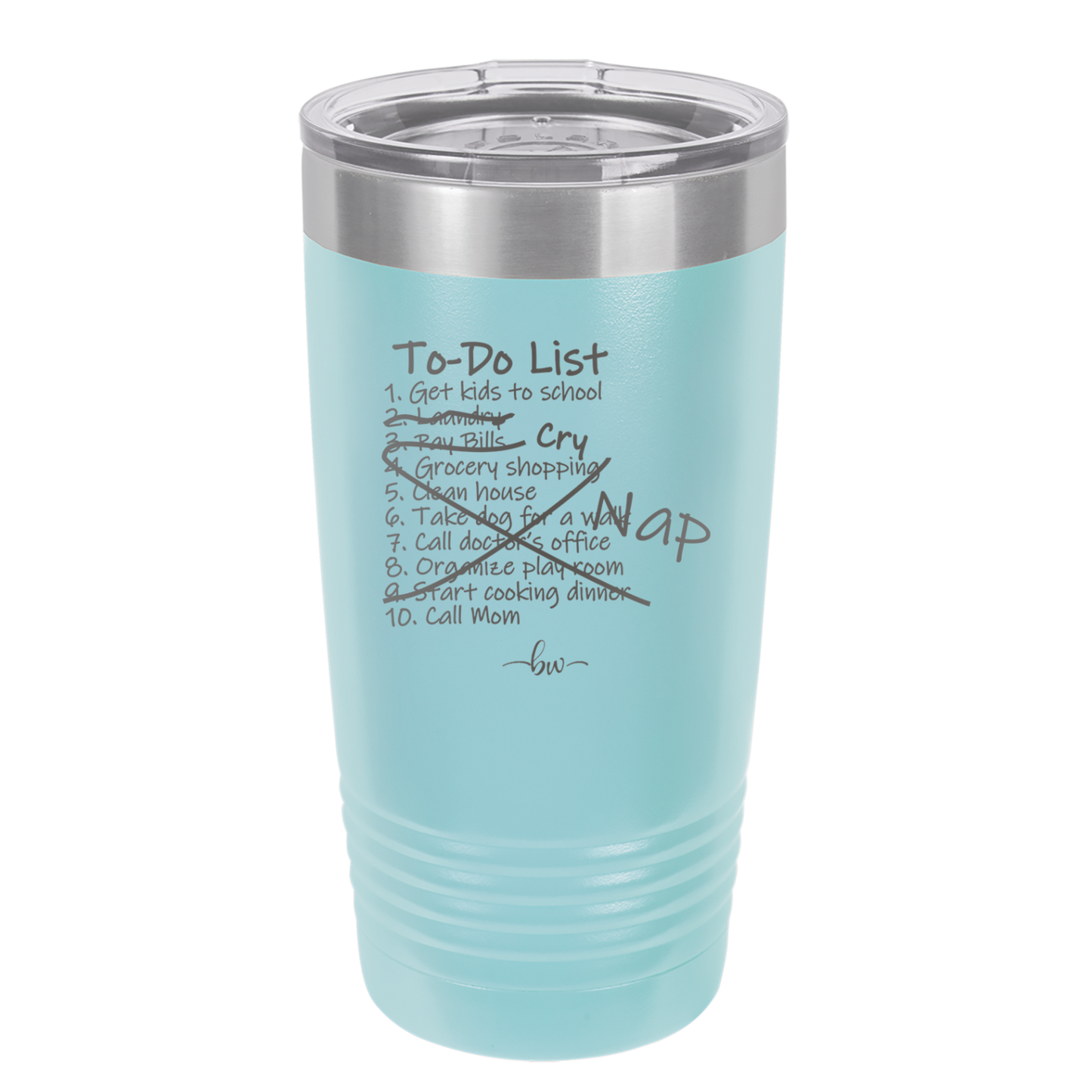 To Do List - Laser Engraved Stainless Steel Drinkware - 2329 -