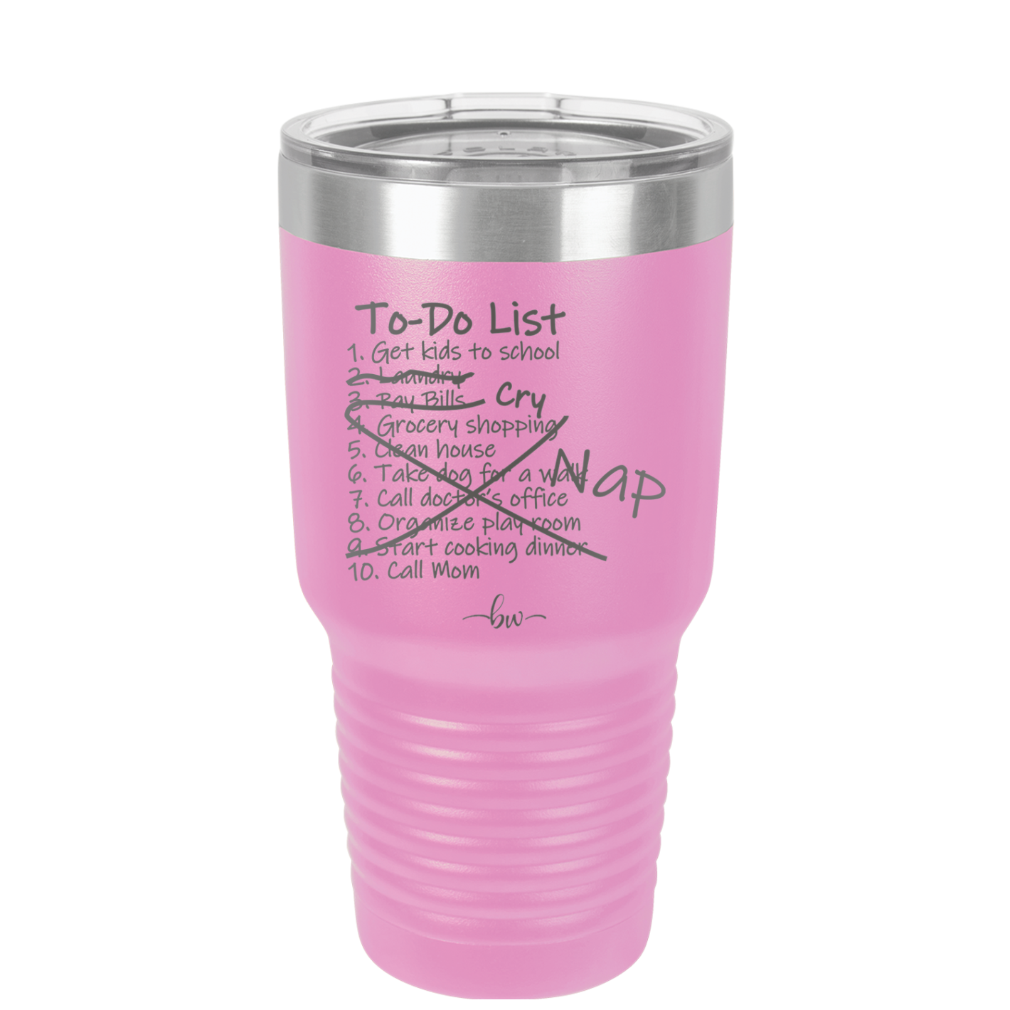 To Do List - Laser Engraved Stainless Steel Drinkware - 2329 -