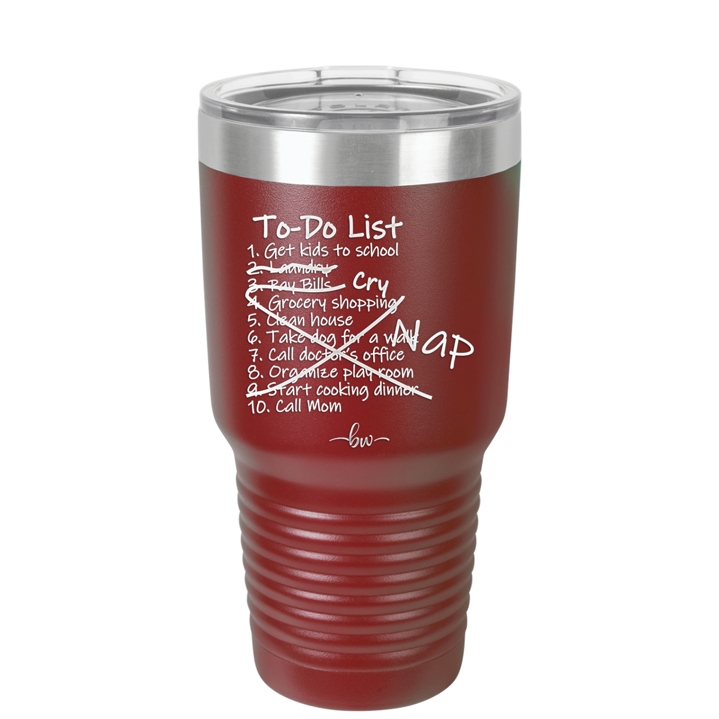 To Do List - Laser Engraved Stainless Steel Drinkware - 2329 -