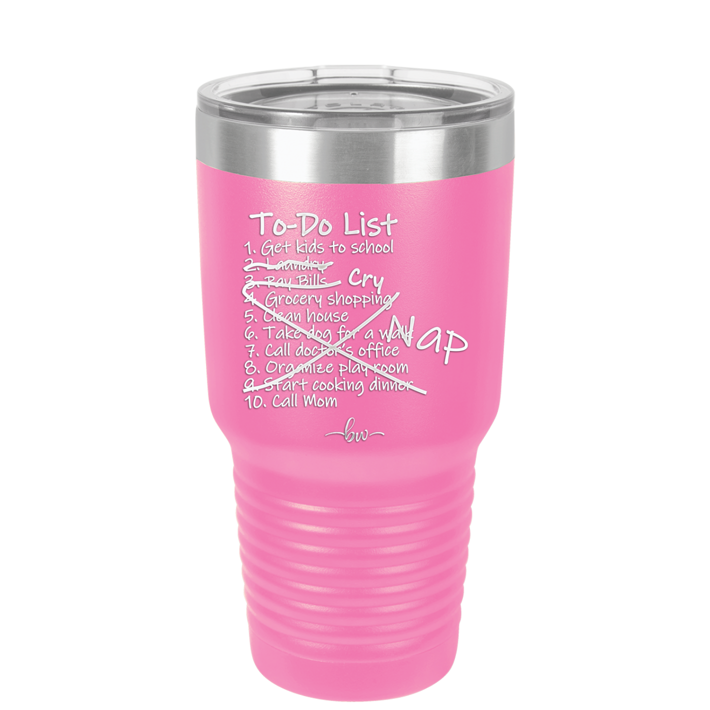 To Do List - Laser Engraved Stainless Steel Drinkware - 2329 -