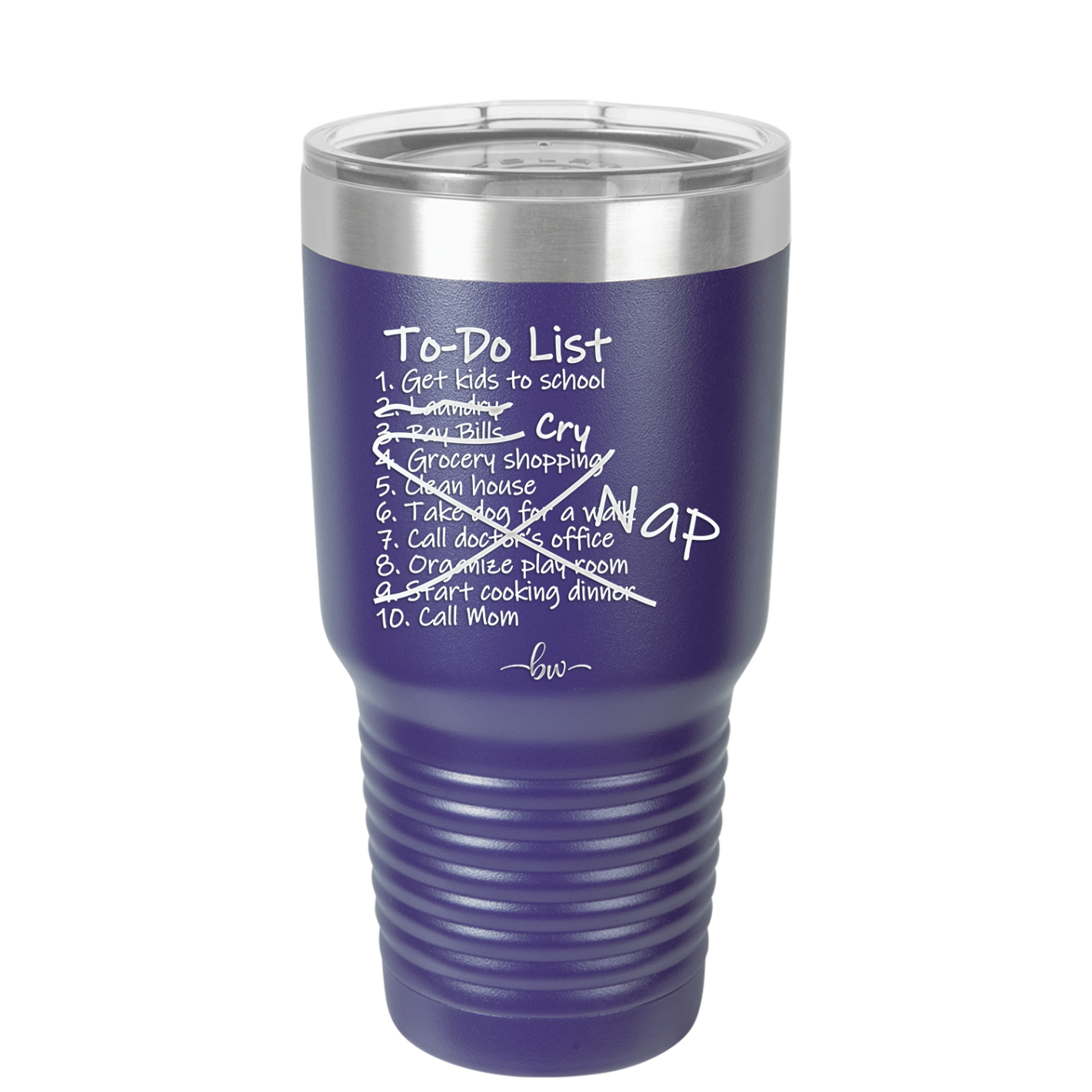 To Do List - Laser Engraved Stainless Steel Drinkware - 2329 -