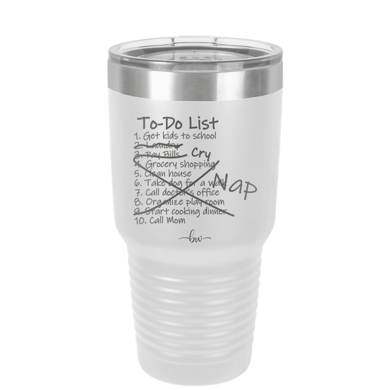 To Do List - Laser Engraved Stainless Steel Drinkware - 2329 -