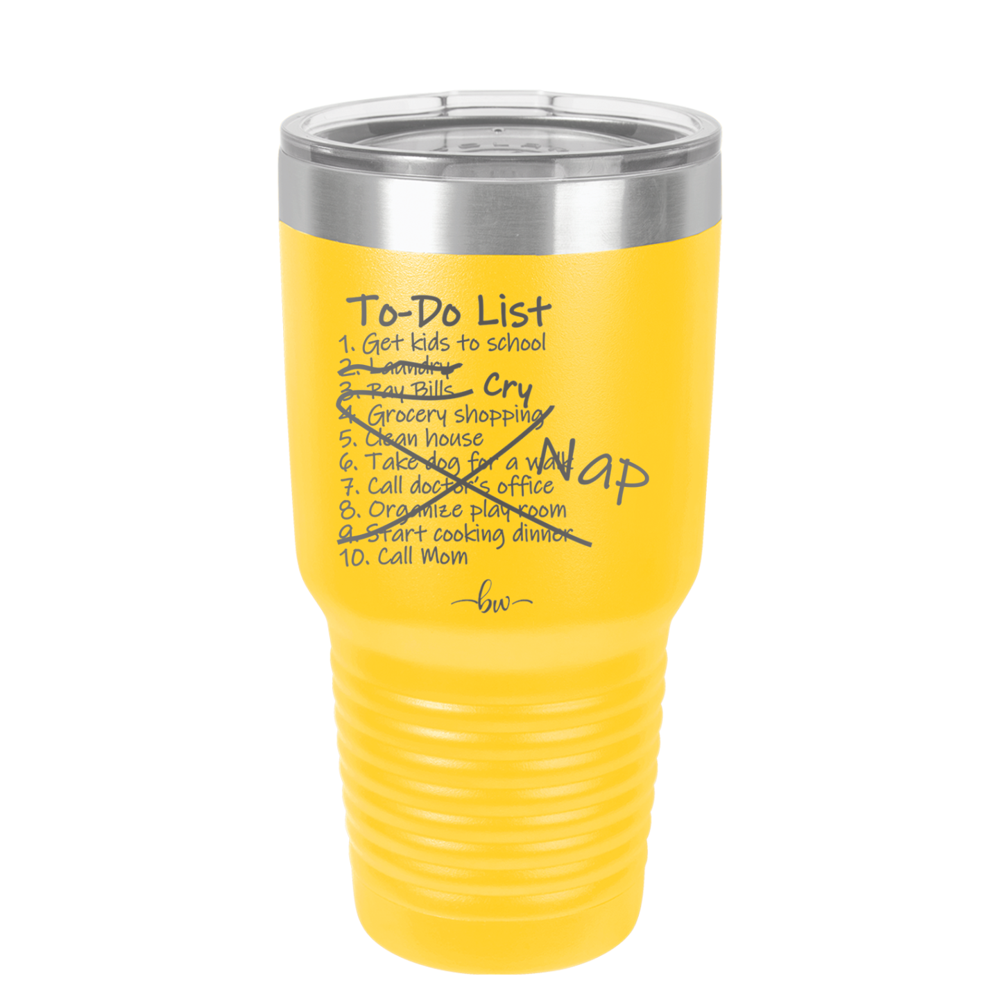 To Do List - Laser Engraved Stainless Steel Drinkware - 2329 -