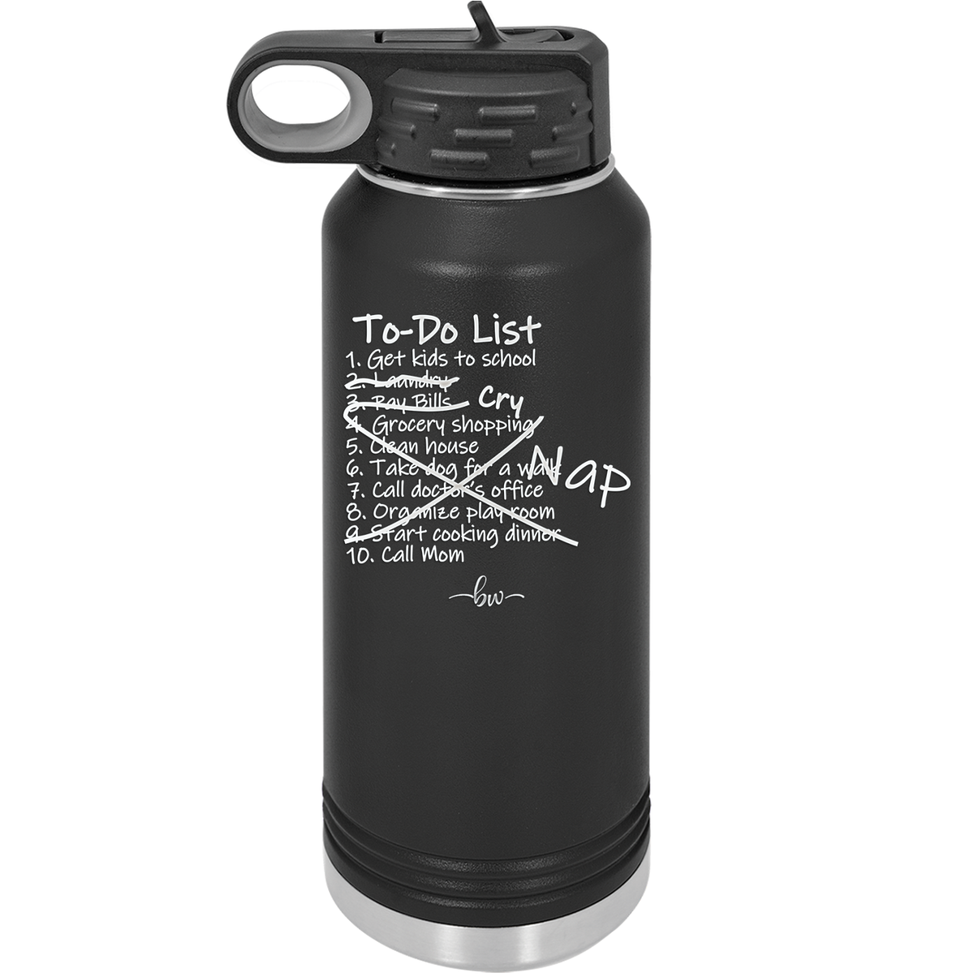 To Do List - Laser Engraved Stainless Steel Drinkware - 2329 -