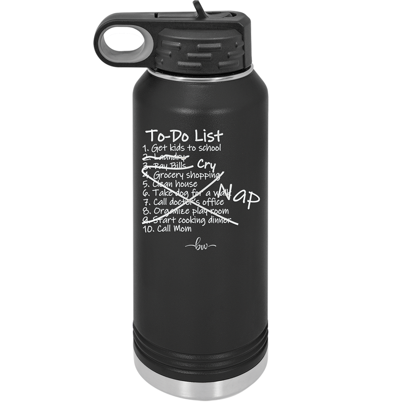 To Do List - Laser Engraved Stainless Steel Drinkware - 2329 -