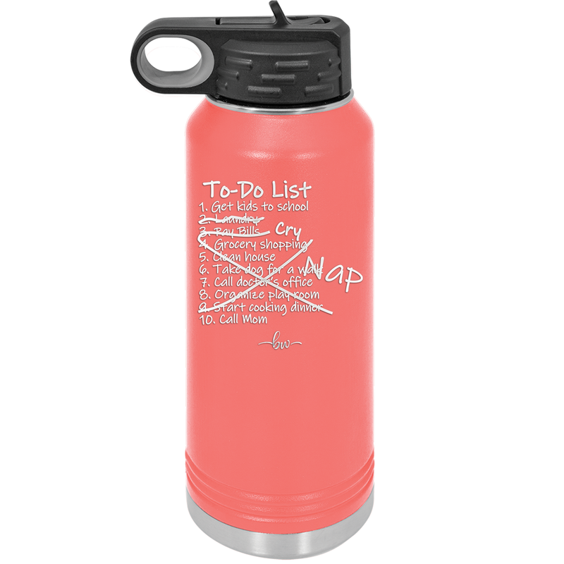 To Do List - Laser Engraved Stainless Steel Drinkware - 2329 -