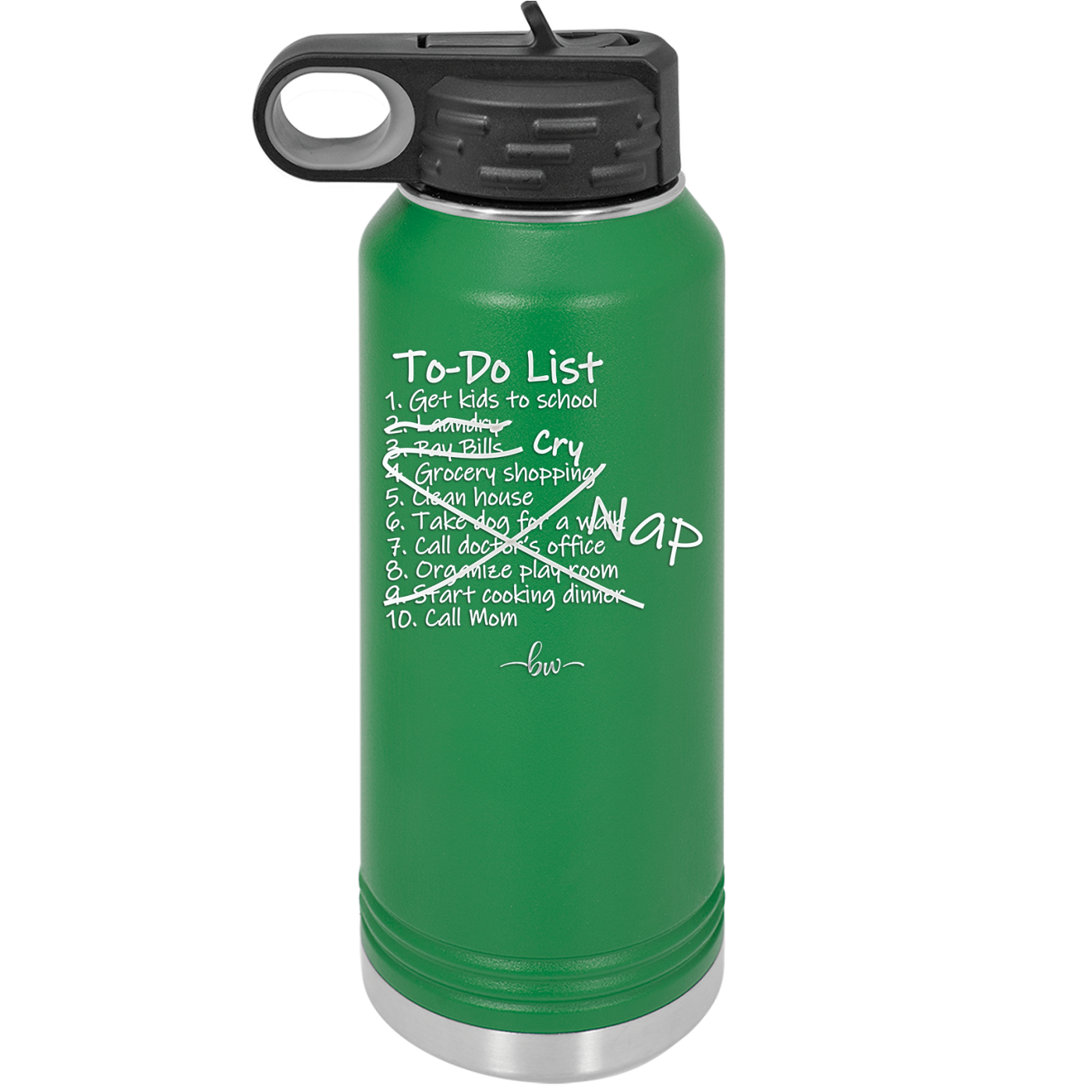 To Do List - Laser Engraved Stainless Steel Drinkware - 2329 -