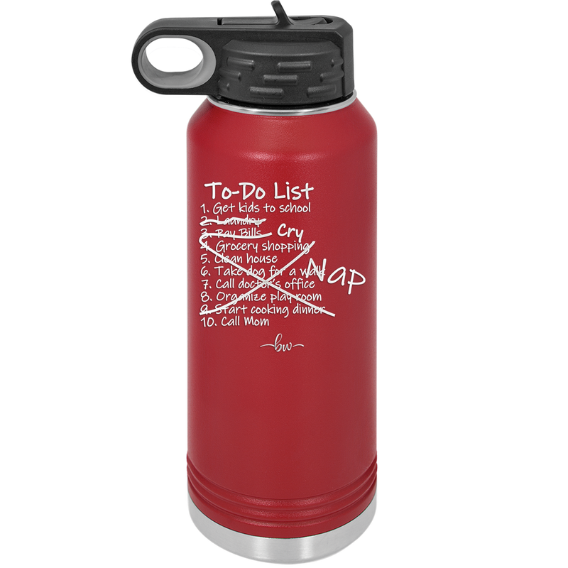 To Do List - Laser Engraved Stainless Steel Drinkware - 2329 -