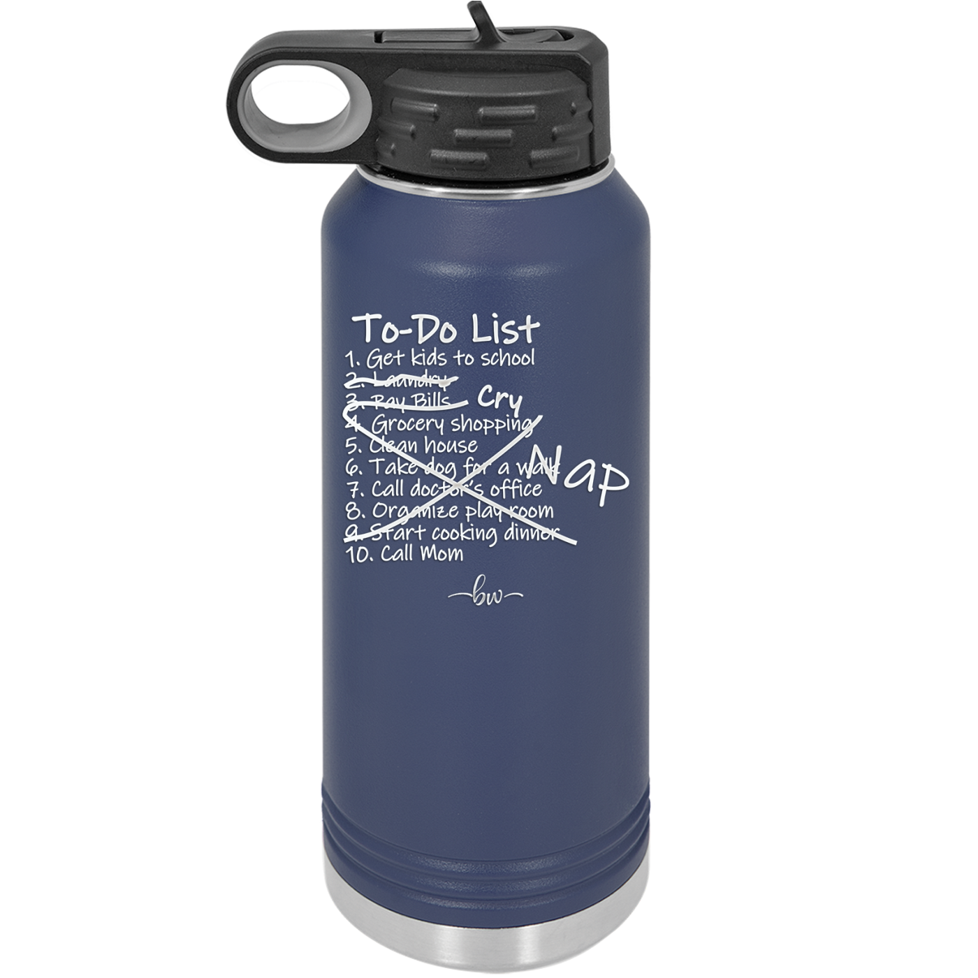 To Do List - Laser Engraved Stainless Steel Drinkware - 2329 -