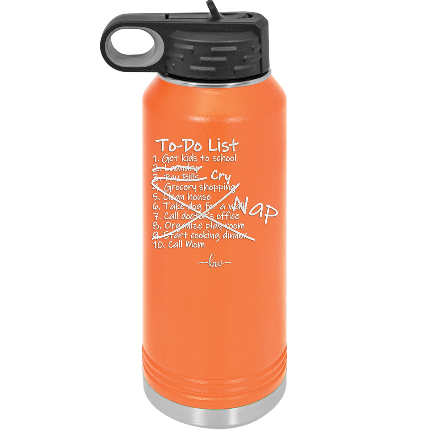 To Do List - Laser Engraved Stainless Steel Drinkware - 2329 -