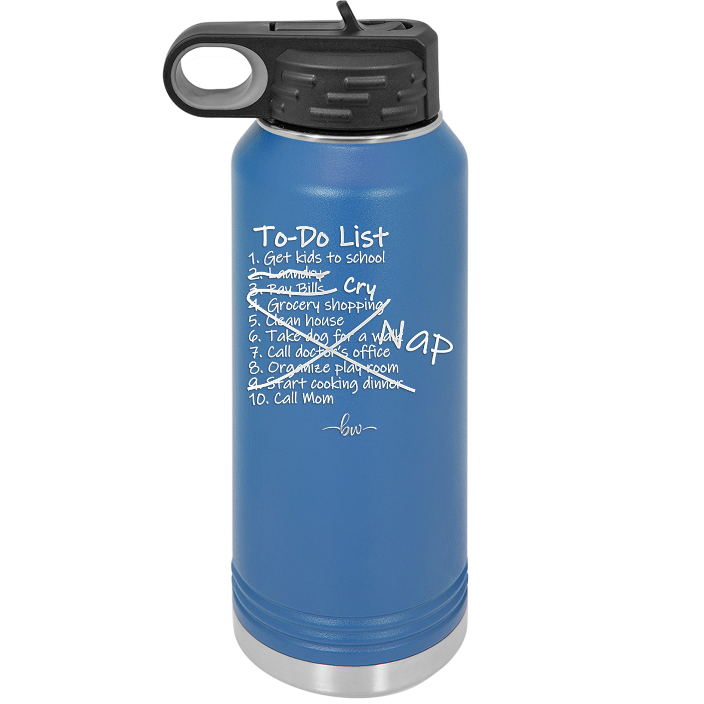 To Do List - Laser Engraved Stainless Steel Drinkware - 2329 -