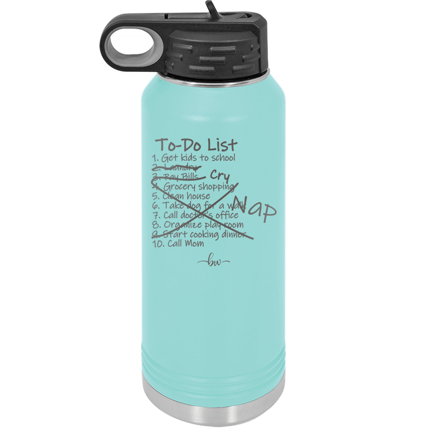 To Do List - Laser Engraved Stainless Steel Drinkware - 2329 -