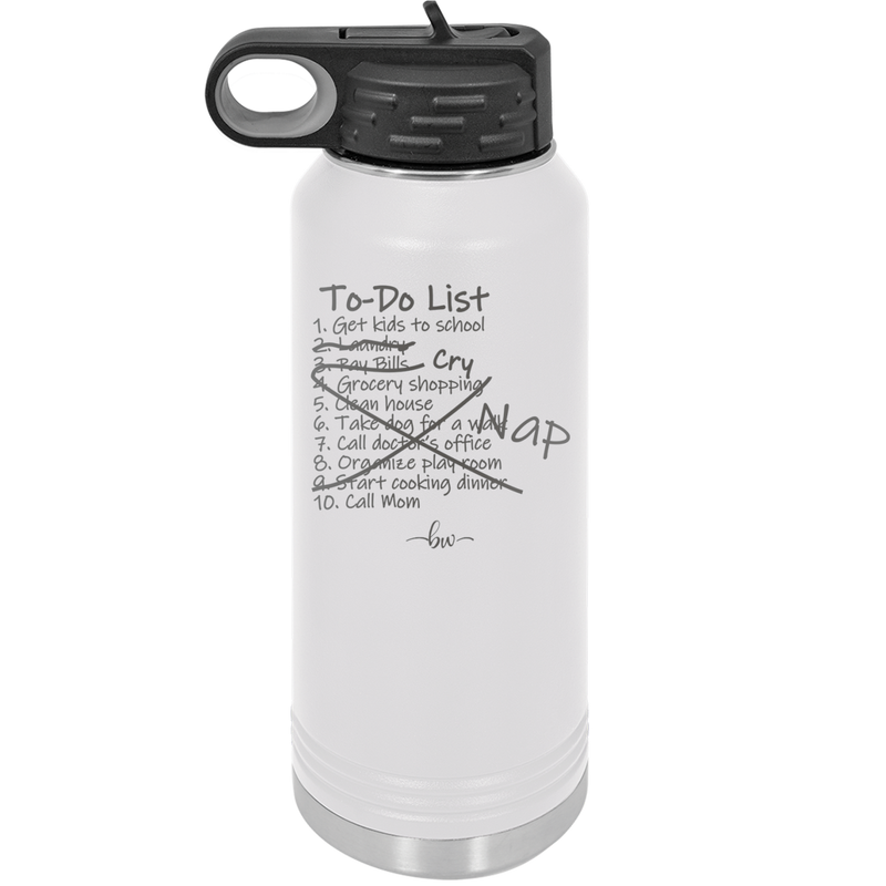 To Do List - Laser Engraved Stainless Steel Drinkware - 2329 -