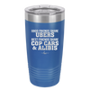 Good Friends Share Ubers Best Friends Share Cop Cars and Alibis - Laser Engraved Stainless Steel Drinkware - 2358-