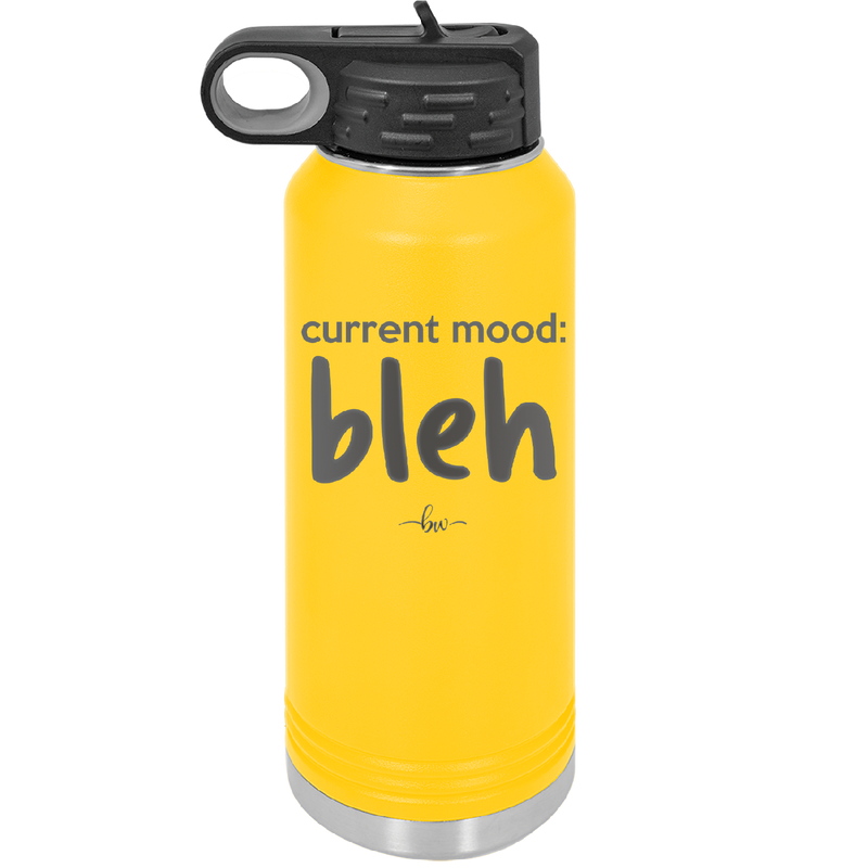 Current Mood: bleh - Laser Engraved Stainless Steel Drinkware - 2378 -