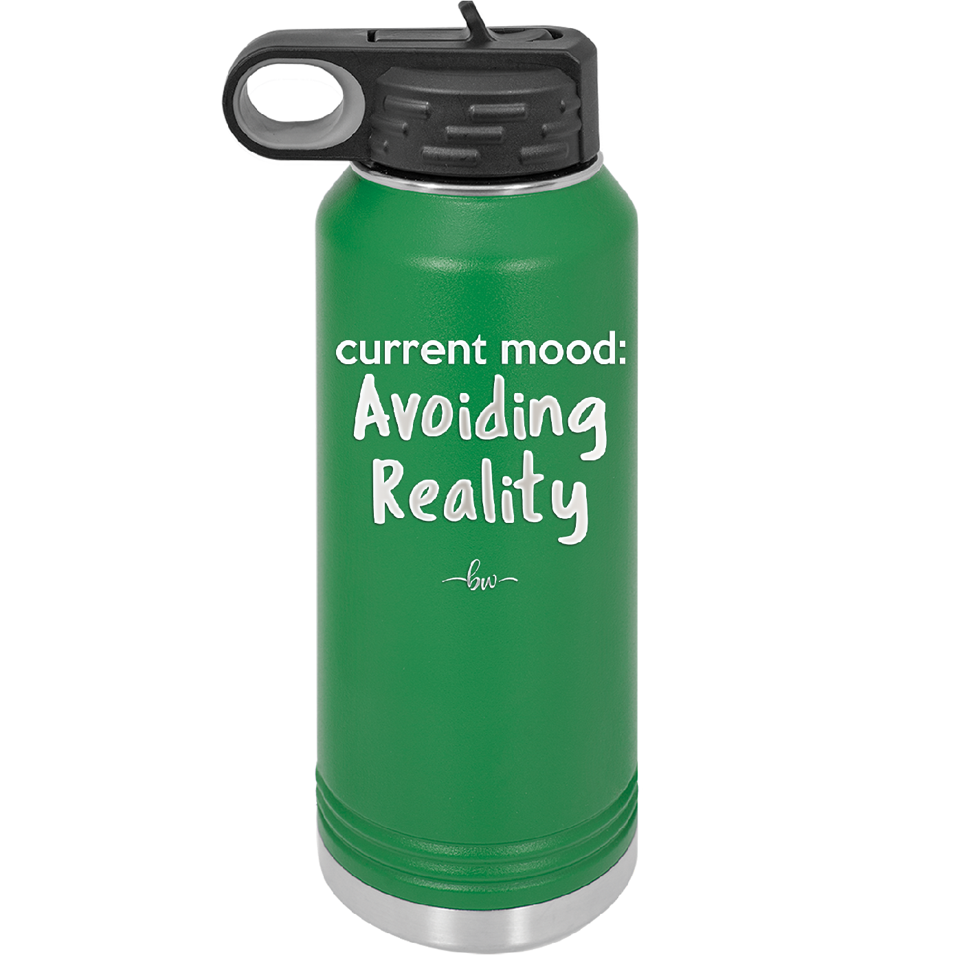 Current Mood: Avoiding Reality - Laser Engraved Stainless Steel Drinkware - 2385 -