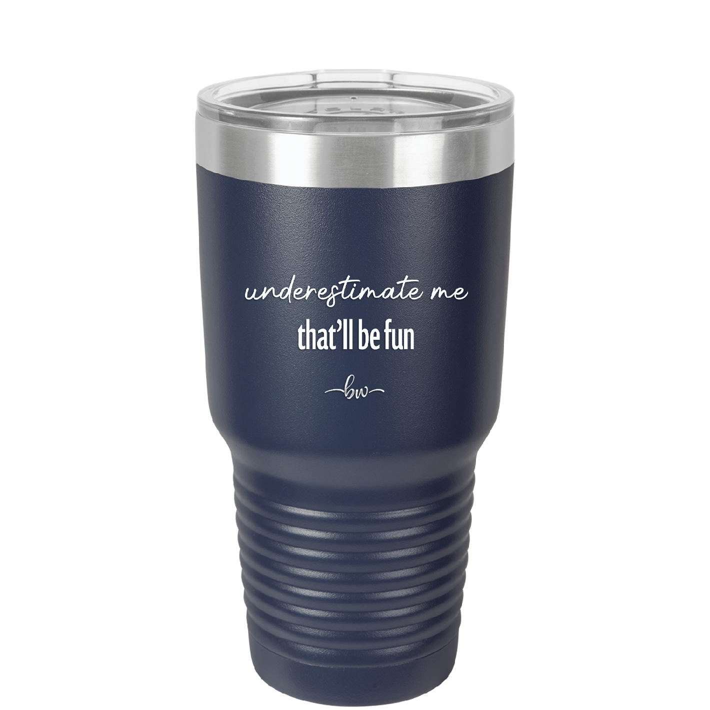 Underestimate Me That Will be Fun - Laser Engraved Stainless Steel Drinkware - 2412 -