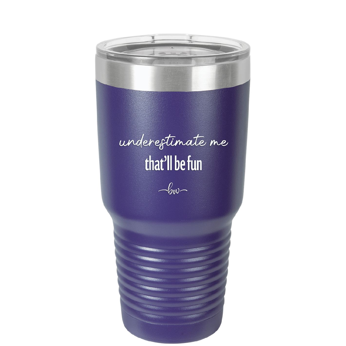 Underestimate Me That Will be Fun - Laser Engraved Stainless Steel Drinkware - 2412 -