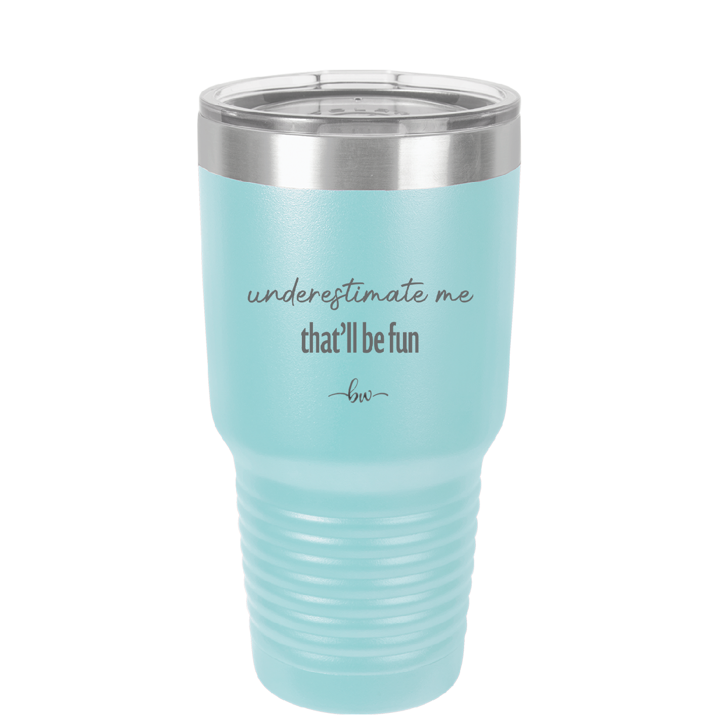 Underestimate Me That Will be Fun - Laser Engraved Stainless Steel Drinkware - 2412 -