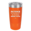 Patience My Facial Expressions Are Still Learning How to Use Their Inside Voice - Laser Engraved Stainless Steel Drinkware - 2414 -