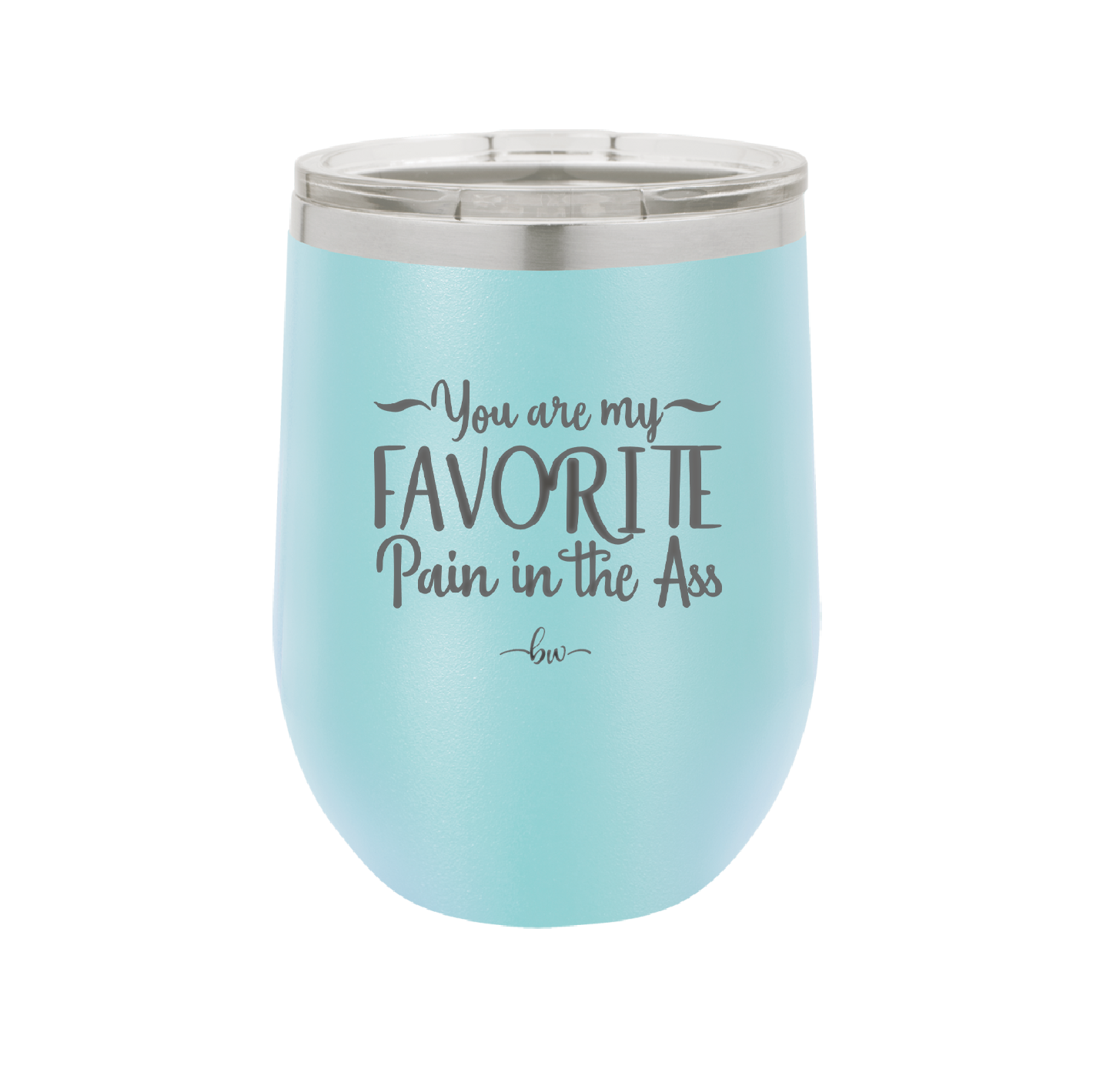 You are My Favorite Pain in the Ass - Laser Engraved Stainless Steel Drinkware - 2436 -