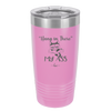 20 oz hang in there my ass tumbler in pink