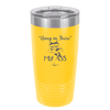 20 oz hang in there my ass tumbler in yellow