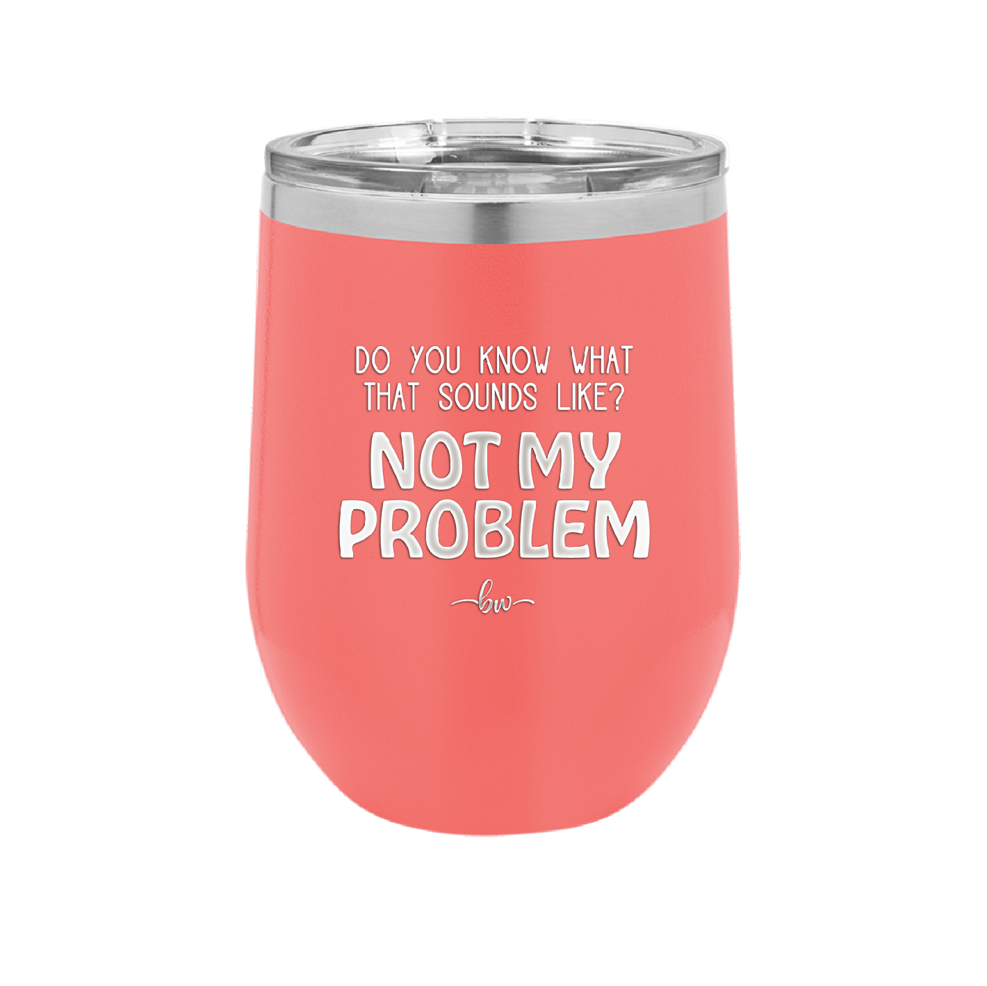 Do You Know What That Sounds Like? Not My Problem - Laser Engraved Stainless Steel Drinkware - 2486 -