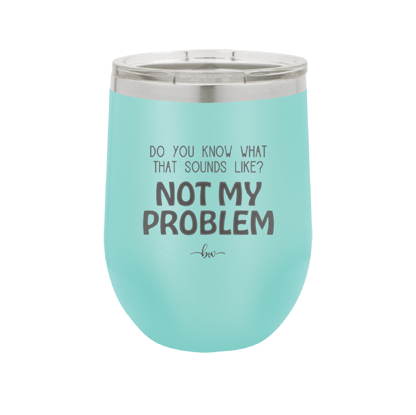 Do You Know What That Sounds Like? Not My Problem - Laser Engraved Stainless Steel Drinkware - 2486 -