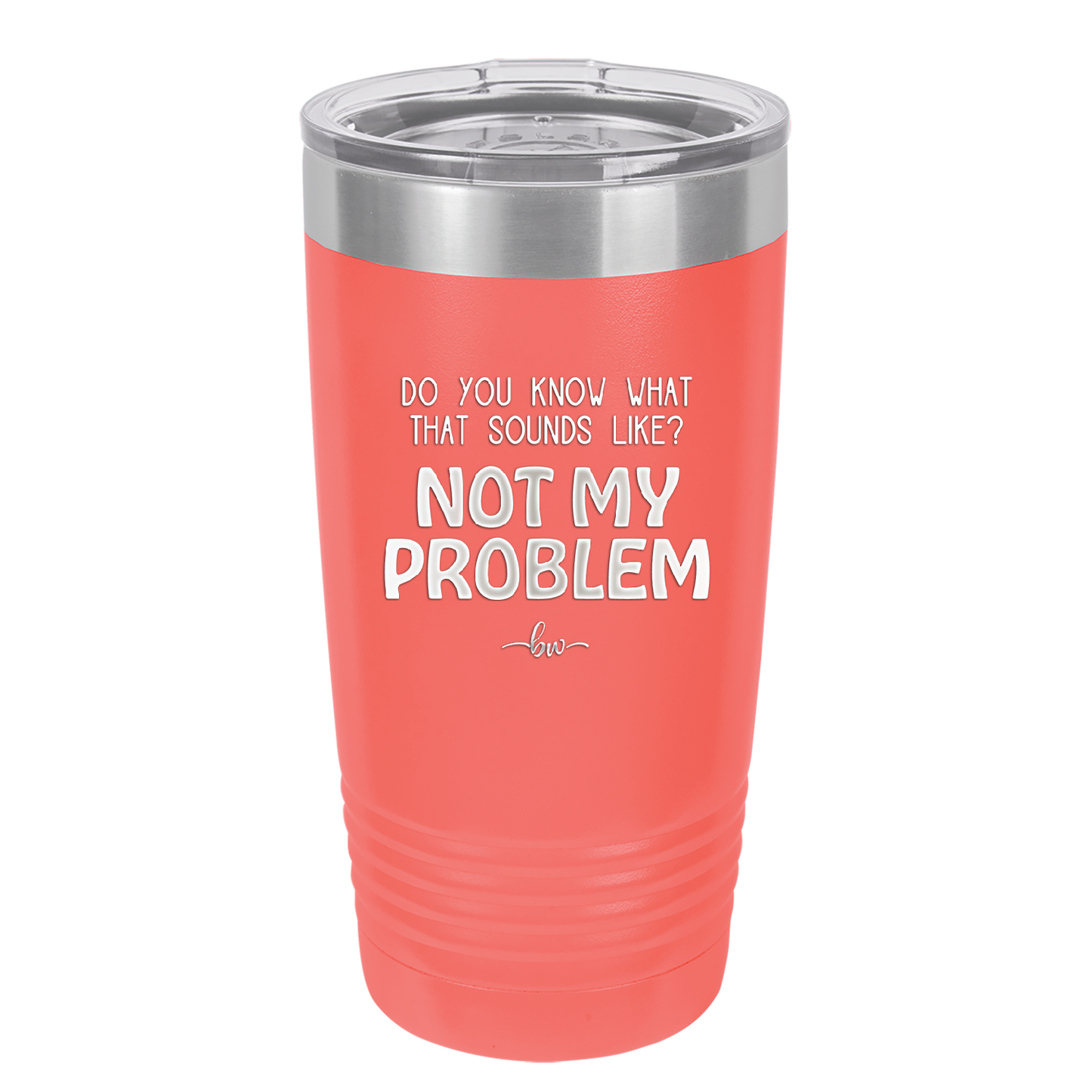 Do You Know What That Sounds Like? Not My Problem - Laser Engraved Stainless Steel Drinkware - 2486 -