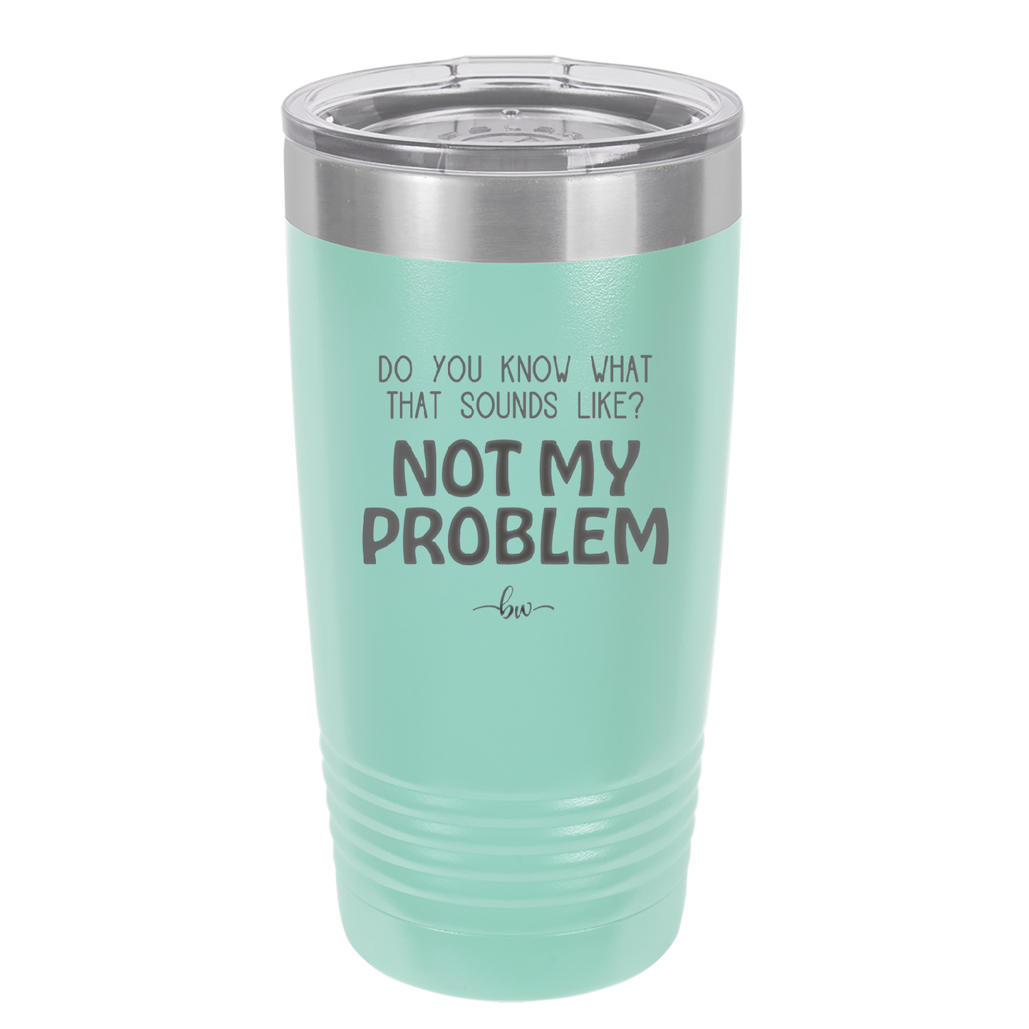 Do You Know What That Sounds Like? Not My Problem - Laser Engraved Stainless Steel Drinkware - 2486 -