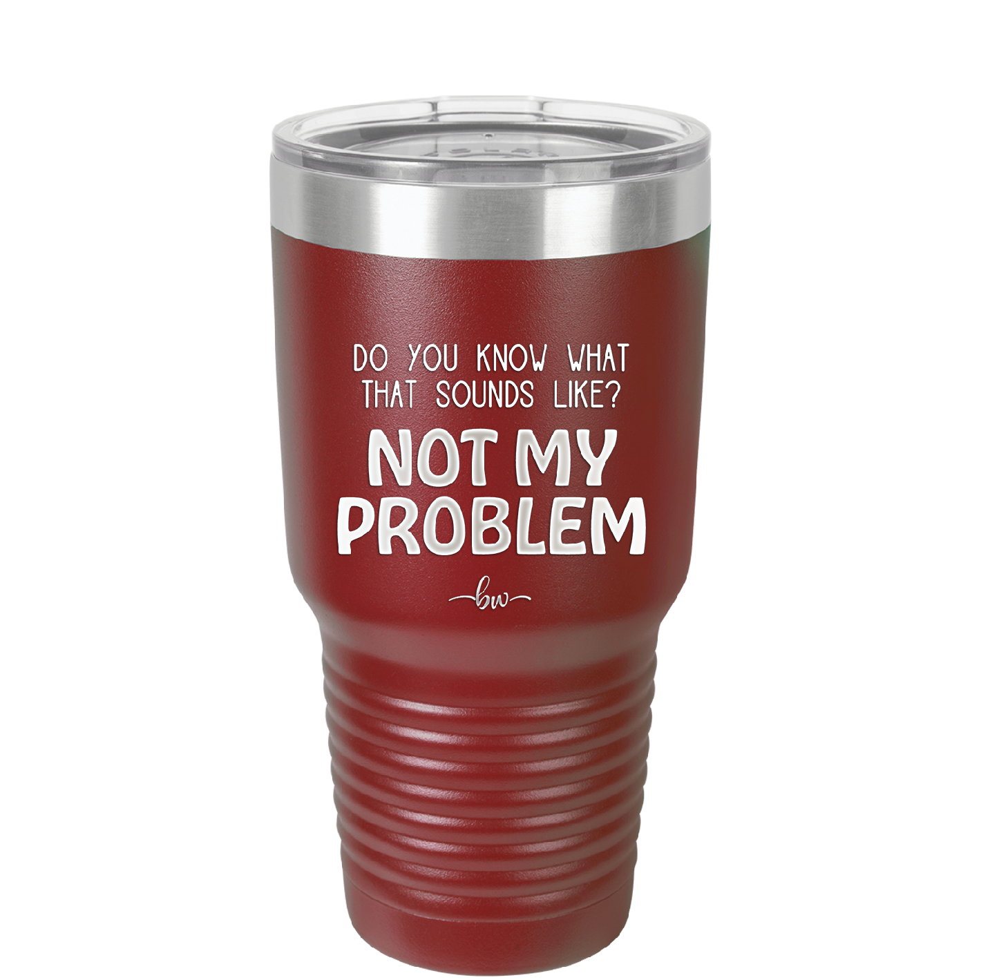 Do You Know What That Sounds Like? Not My Problem - Laser Engraved Stainless Steel Drinkware - 2486 -