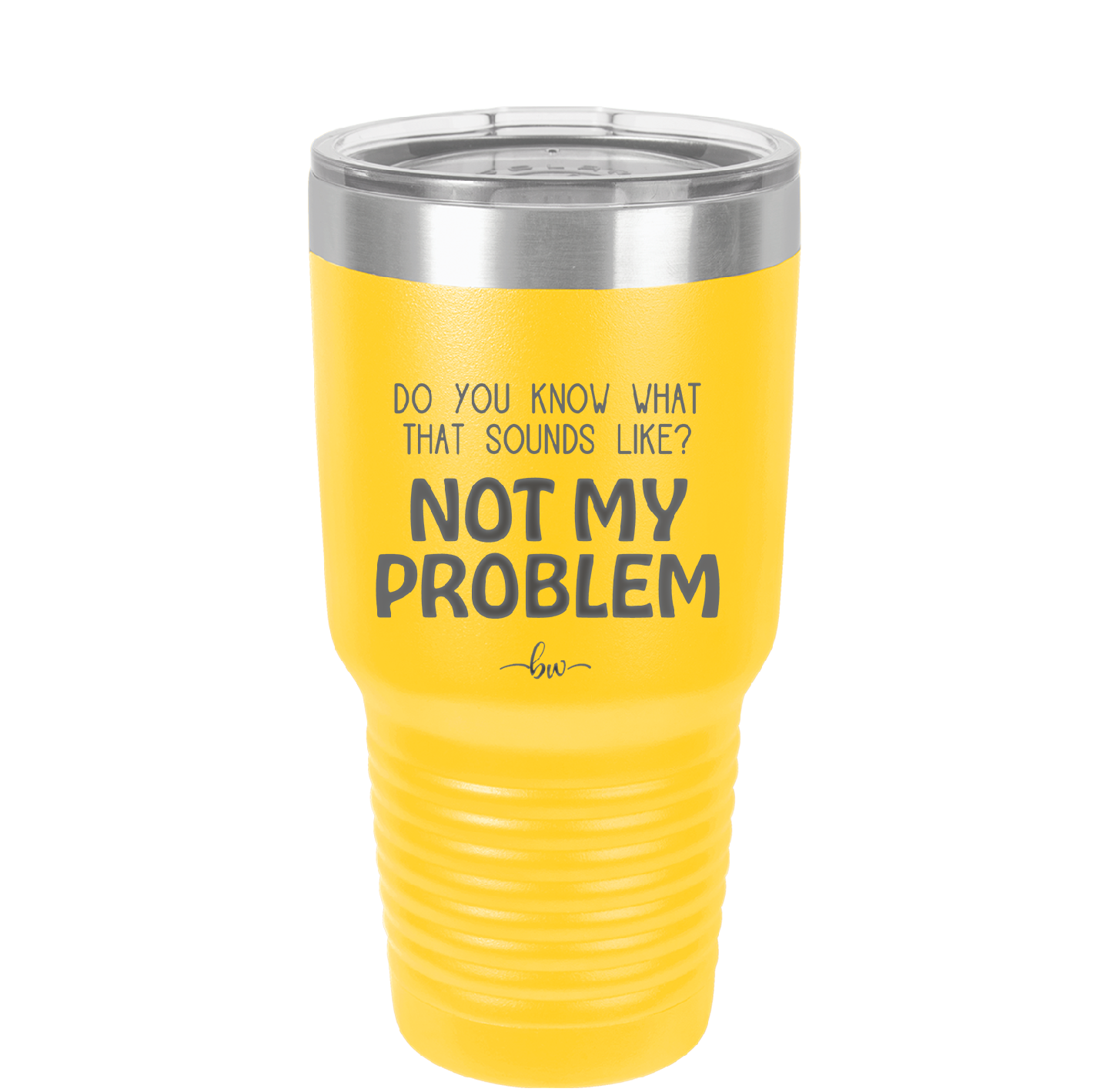 Do You Know What That Sounds Like? Not My Problem - Laser Engraved Stainless Steel Drinkware - 2486 -