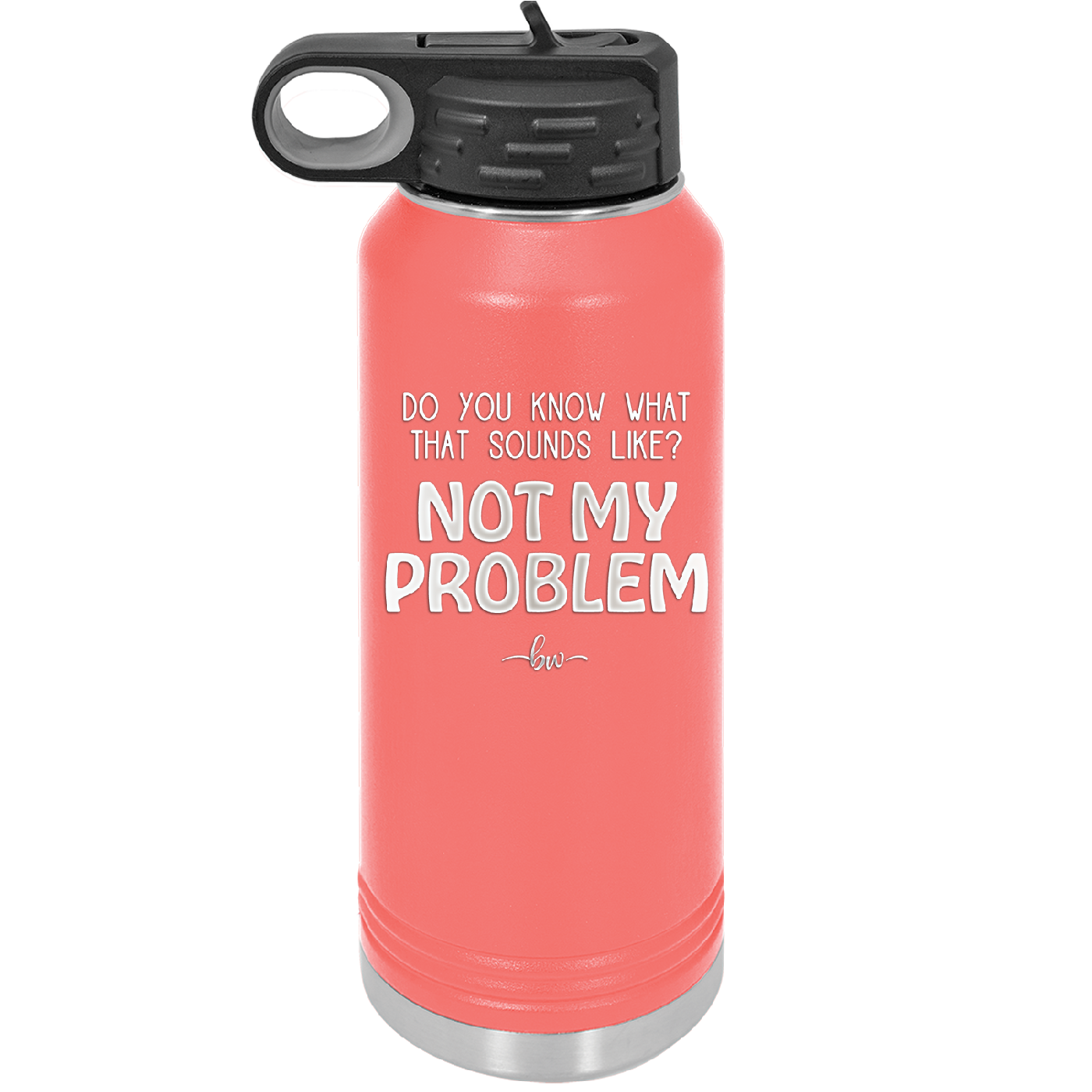 Do You Know What That Sounds Like? Not My Problem - Laser Engraved Stainless Steel Drinkware - 2486 -