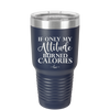 If Only My Attitude Burned Calories - Laser Engraved Stainless Steel Drinkware - 2490 -