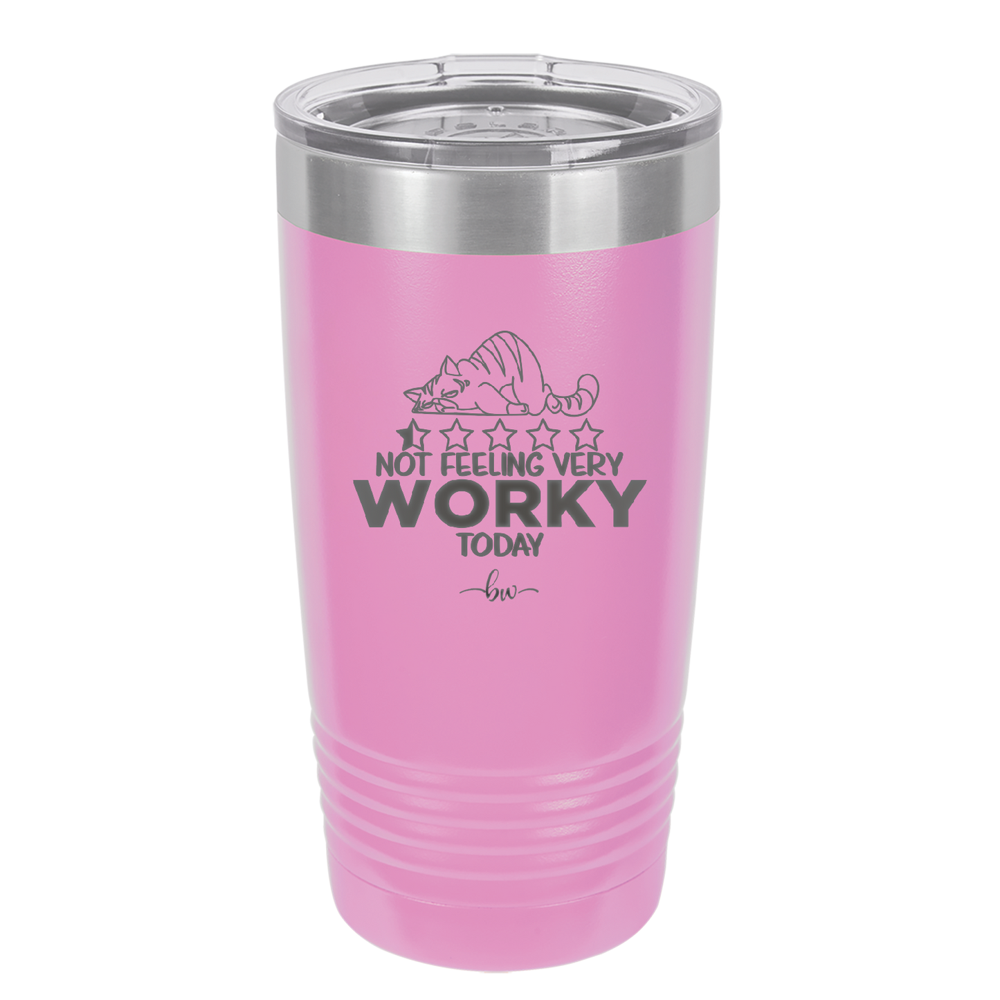 Not Feeling Very Worky Today - Laser Engraved Stainless Steel Drinkware - 2510 -