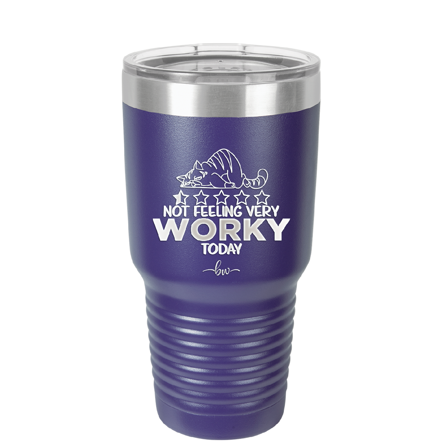 Not Feeling Very Worky Today - Laser Engraved Stainless Steel Drinkware - 2510 -