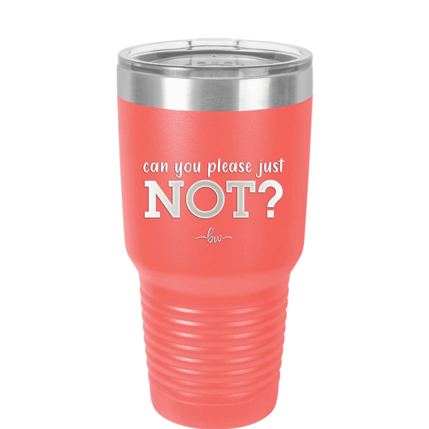 Can You Please Just Not - Laser Engraved Stainless Steel Drinkware - 2516 -