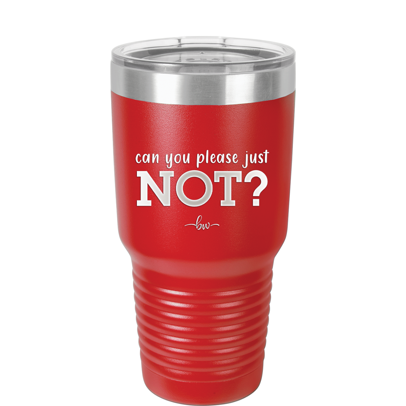 Can You Please Just Not - Laser Engraved Stainless Steel Drinkware - 2516 -