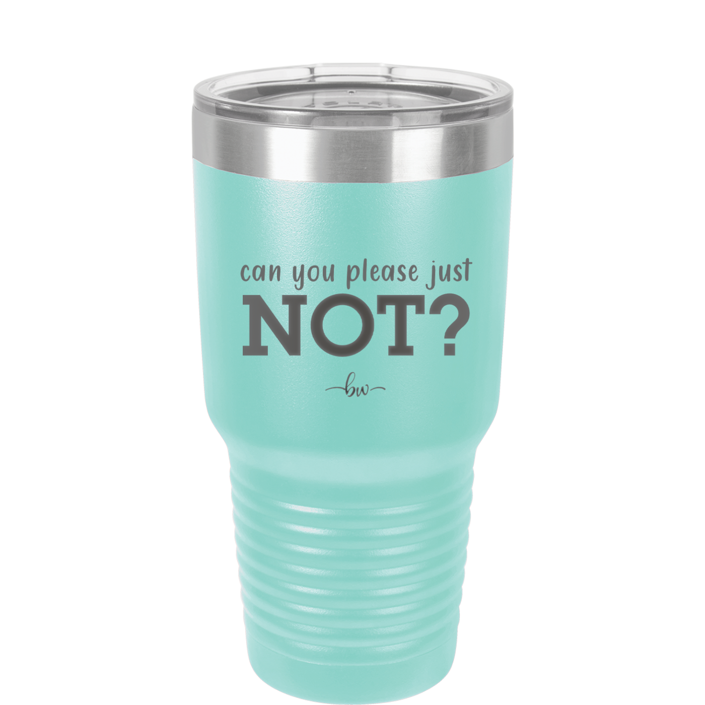 Can You Please Just Not - Laser Engraved Stainless Steel Drinkware - 2516 -