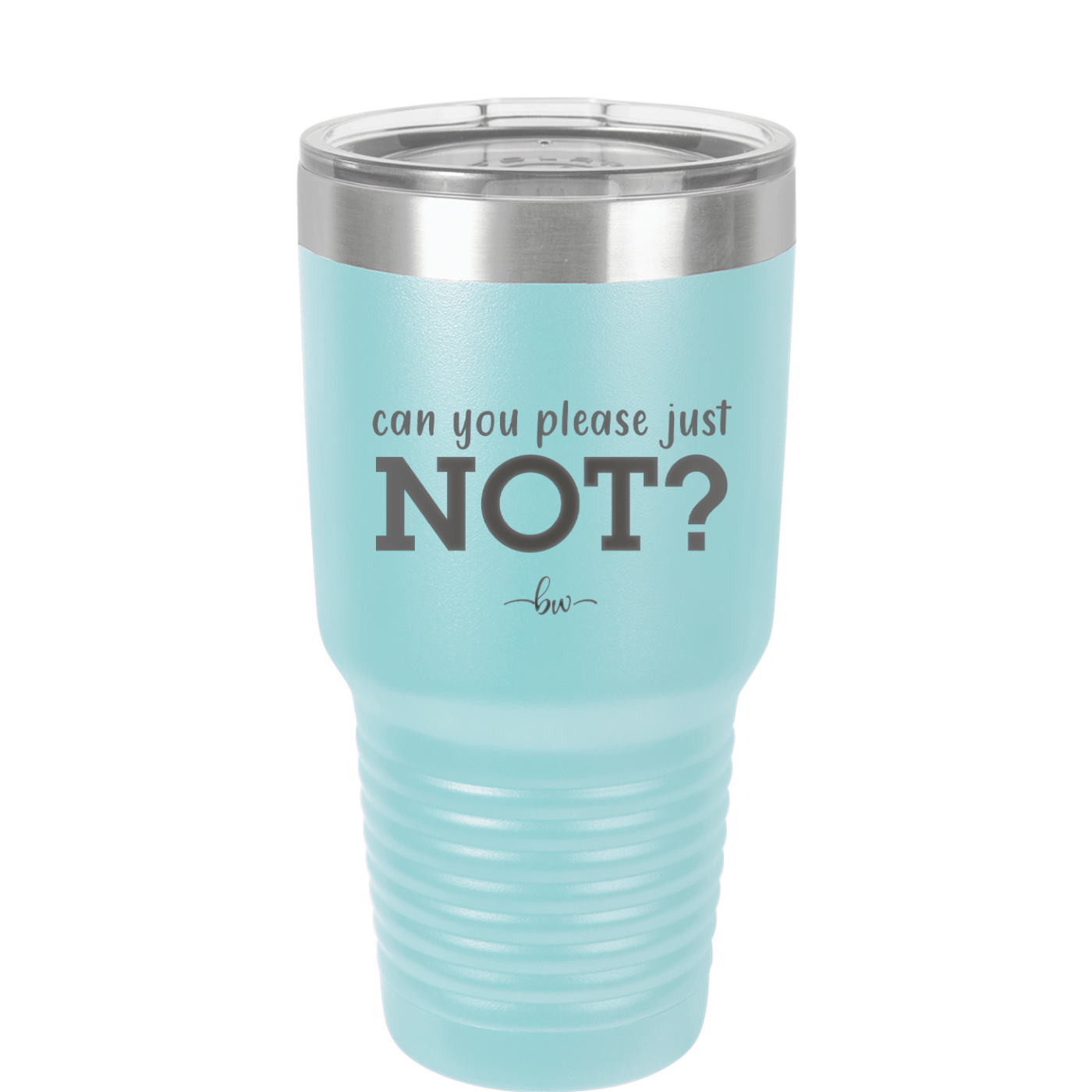 Can You Please Just Not - Laser Engraved Stainless Steel Drinkware - 2516 -