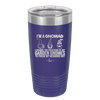 I'm a Gnomad I Change the Positions of My Garden Gnomes to Freak My Neighbors Out - Laser Engraved Stainless Steel Drinkware - 2534 -