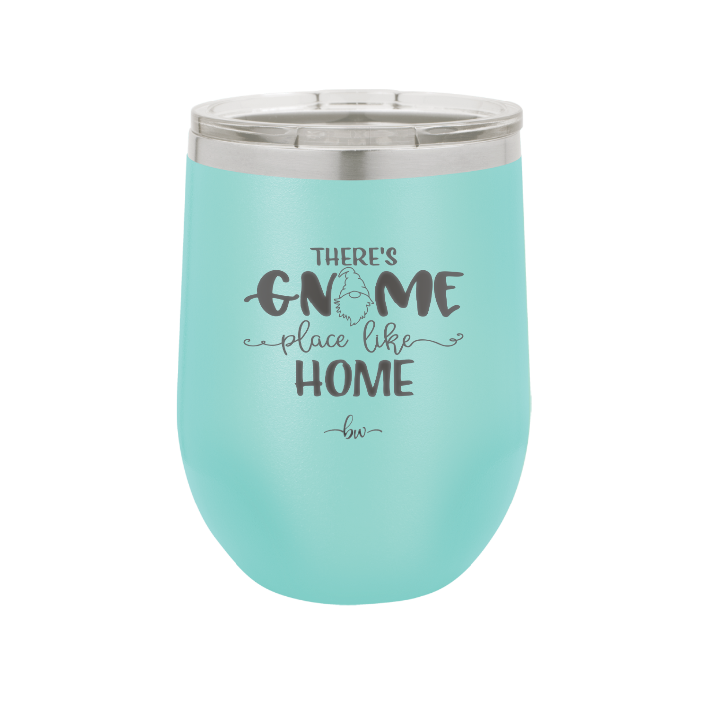 There's Gnome Place Like Home 1 - Laser Engraved Stainless Steel Drinkware - 2555 -