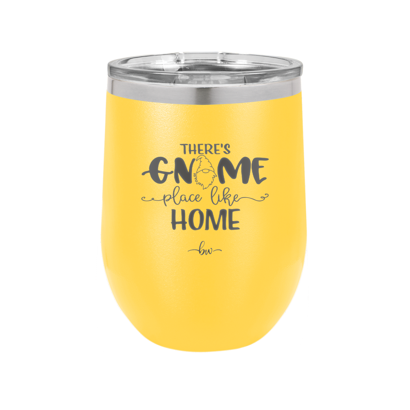 There's Gnome Place Like Home 1 - Laser Engraved Stainless Steel Drinkware - 2555 -