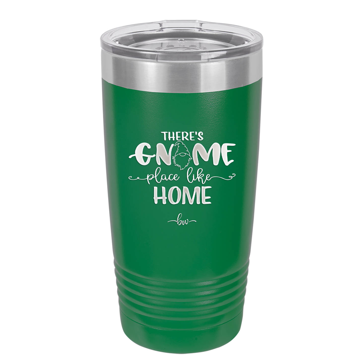 There's Gnome Place Like Home 1 - Laser Engraved Stainless Steel Drinkware - 2555 -