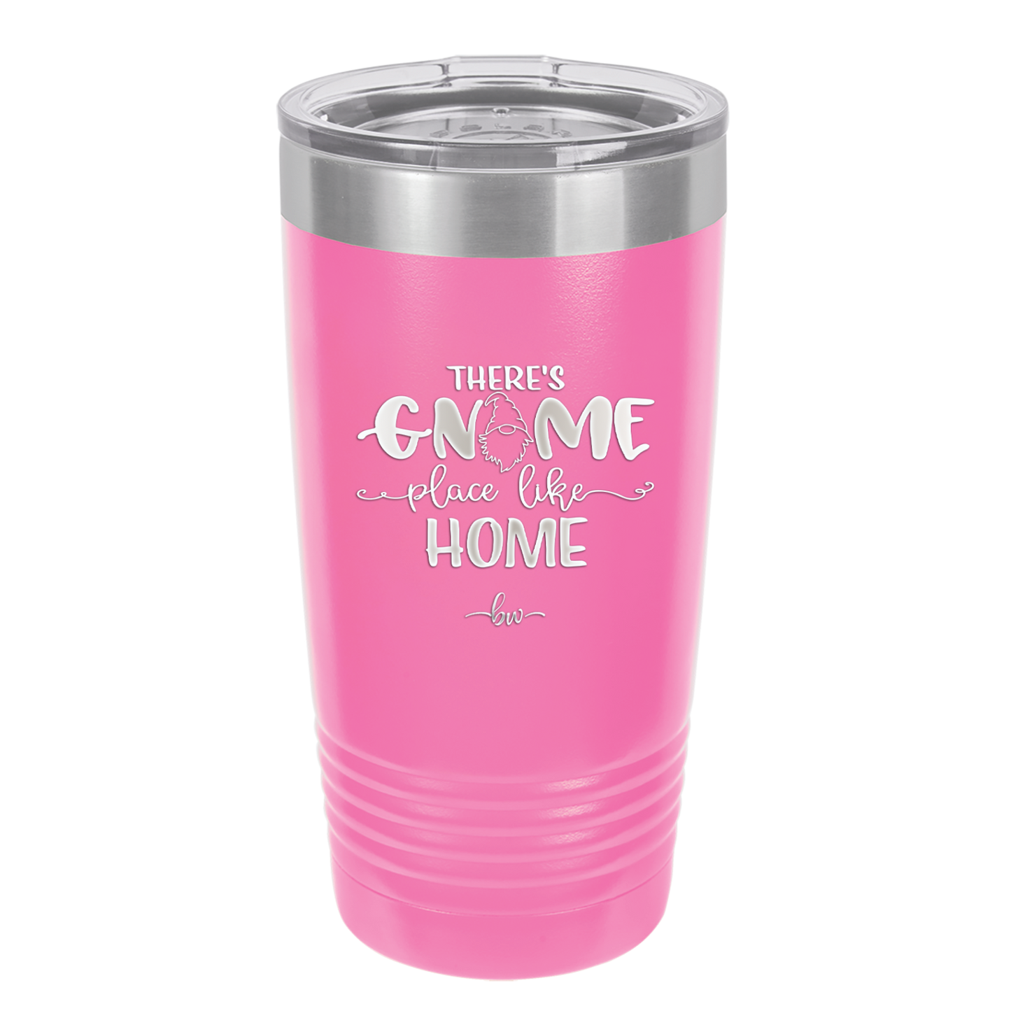 There's Gnome Place Like Home 1 - Laser Engraved Stainless Steel Drinkware - 2555 -