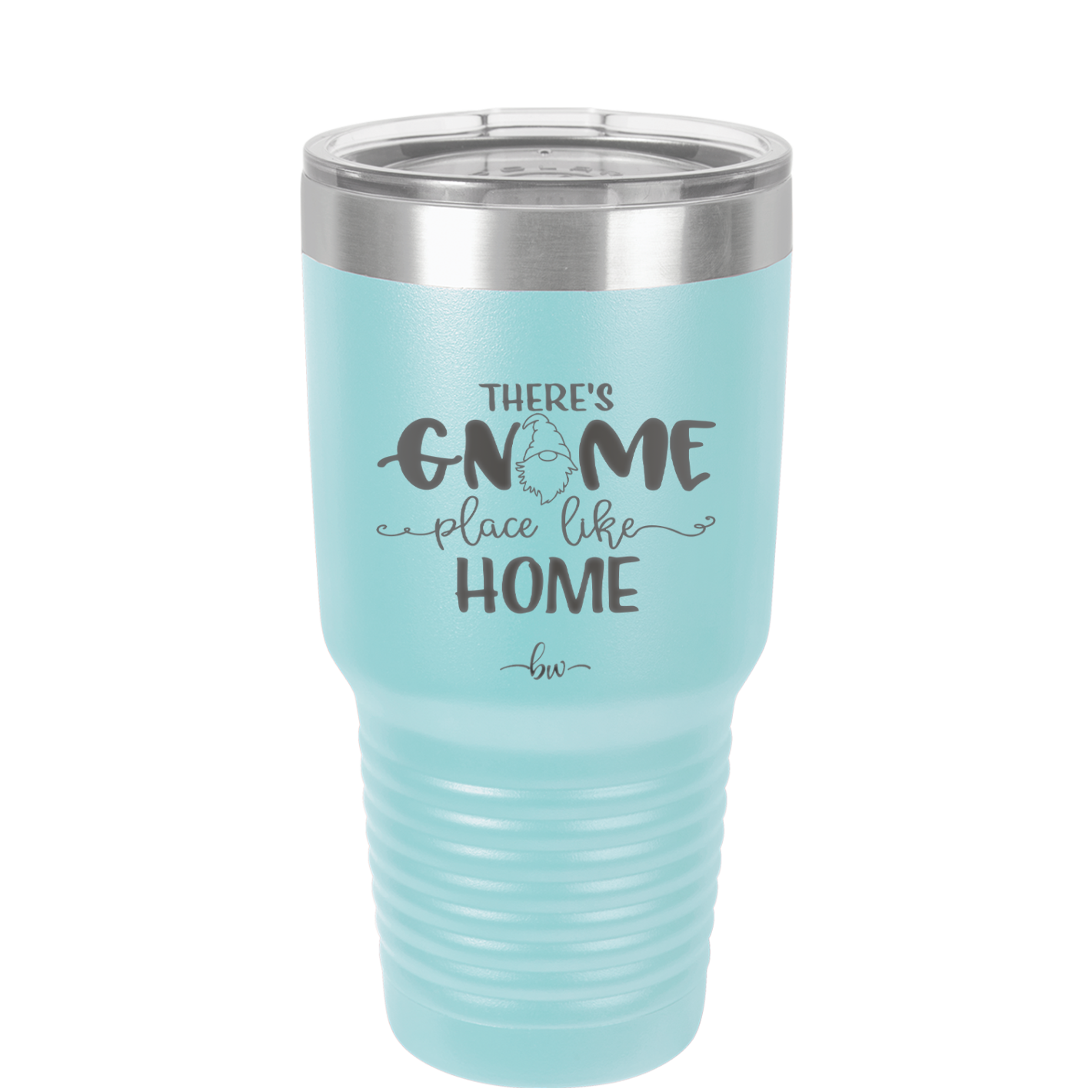 There's Gnome Place Like Home 1 - Laser Engraved Stainless Steel Drinkware - 2555 -