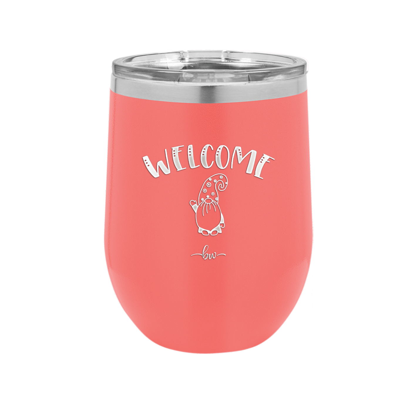 Welcome Gnome 2 - Laser Engraved Stainless Steel Drinkware - 2558 -